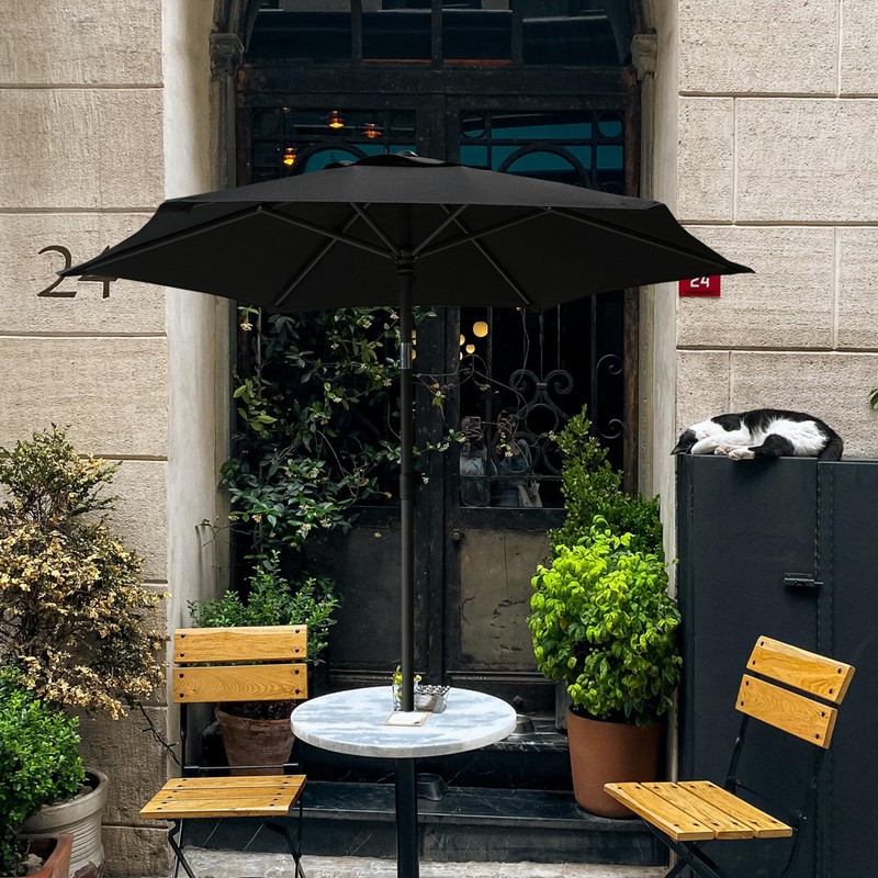 AMMSUN 5.8ft Patio Umbrella Outdoor Table Umbrellas with Push Button