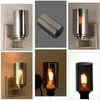 Voguad Smoke Gray Modern Glass Cylinder Lamp Shade, Replacement Glass
