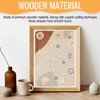 100 Pcs Unfinished Wood Flowers Wood Slice, Flower Leaf Embellishments