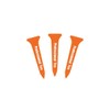 SUBETTI Golf Tee Orange Short 3 Pack Svetti PROFESSIONAL TEE