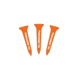 SUBETTI Golf Tee Orange Short 3 Pack Svetti PROFESSIONAL TEE CAG Teflon Tip Non-Bend Distance Cag