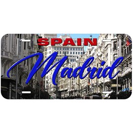 Madrid Spain Novelty Car Auto License Plate