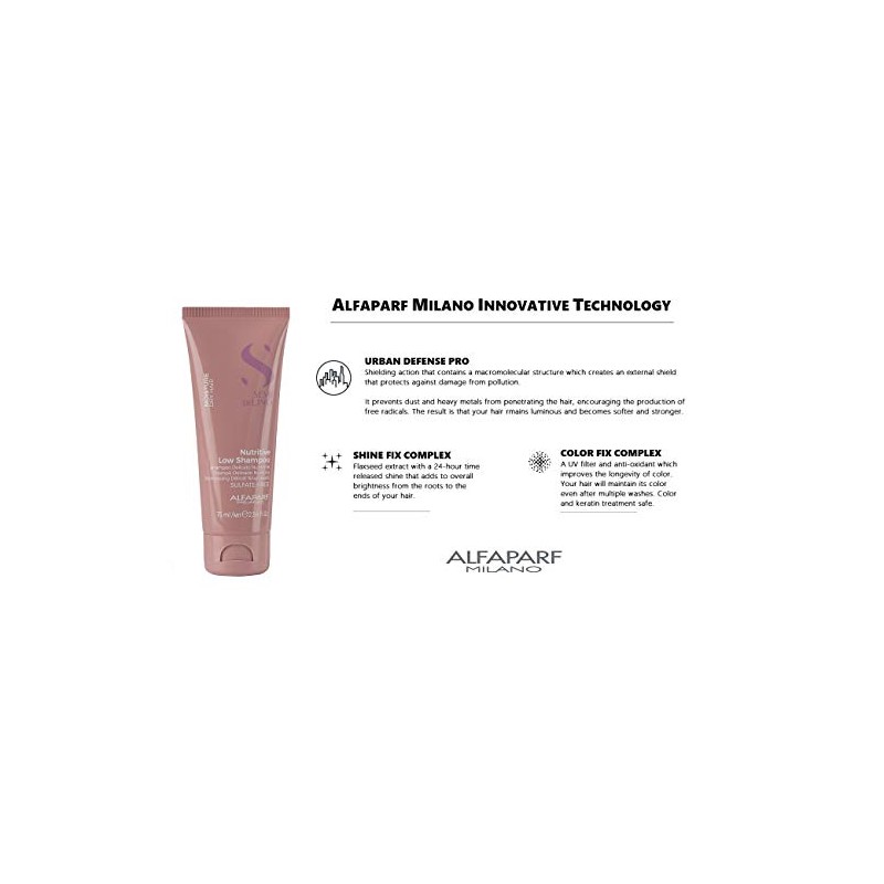 Alfaparf Flaxseed Moisture Nutritive Low Shampoo 75 ml