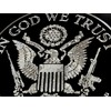Engraved in GOD WE Trust Guns are Backup Car Tag