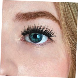 Healeved 6 Pairs Three-dimensional False Eyelashes Beauty Kit Natural Makeup False Eyelashes Cosmetics Eyelashes Fluffy Natural Eyelashes Fake Lashes Natural Makeup Eyelashes Black Fiber