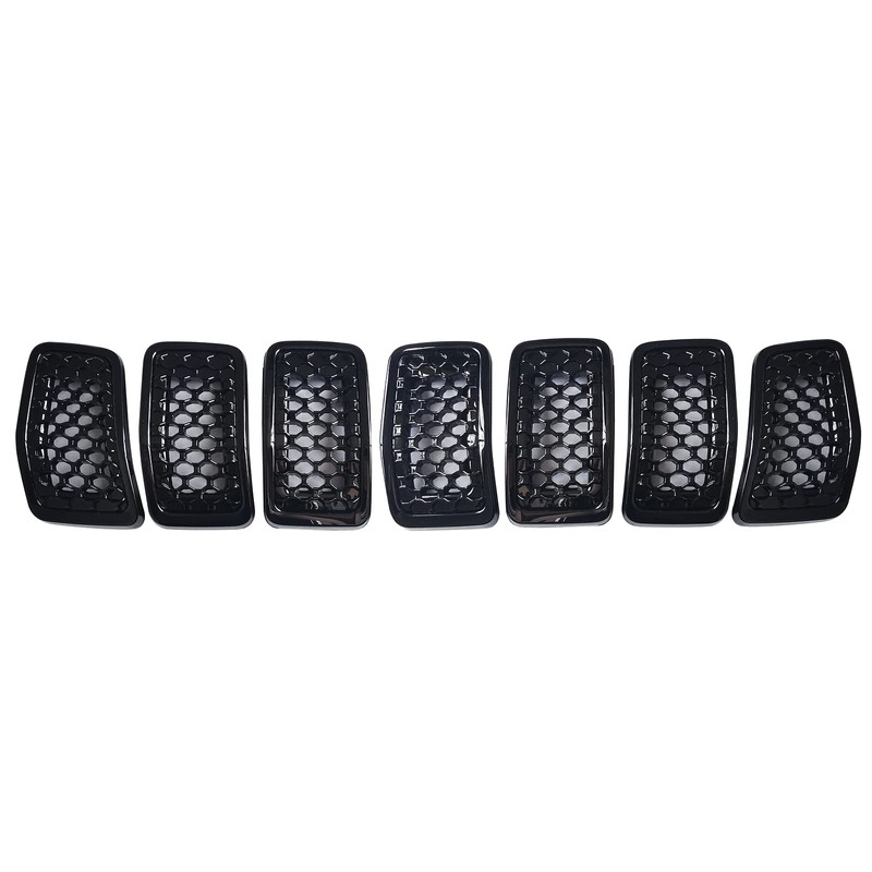 KYYET 7PCS Gloss Black Compatible with Jeep Cherokee 2019 2020