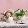 WINOMO 2 pieces ceramic wall flower pots, hanging planter, flower