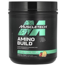 MuscleTech Amino Build Tropical Twist 614g (21.64oz), 612g, 3 Count / MuscleTech Amino Build 트로피컬 트위스트 614g(21.64oz), 612g, 3개