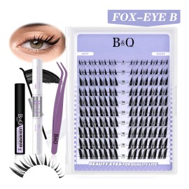 Kit De Extensiones De Pestañas Foxeye B Wispy Diy Bq Lash