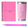 Kit Termo Libreta Pluma Personalizados Láser Para Regalo