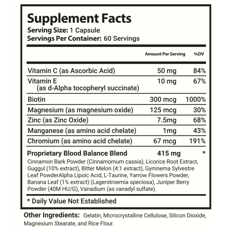 Glycofix 5-Pack Glyco Fix Blood Support to Maintain Blood Levels,