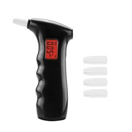 Breathalyzer,Portable Digital Breath Alcohol Tester,LCD Digital Display for Personal Home/Use with 5 Mouthpieces Easy to Use