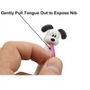 Maydahui 8 Pcs Adorable Cat Dog Tongue-out Pens Release Pressure