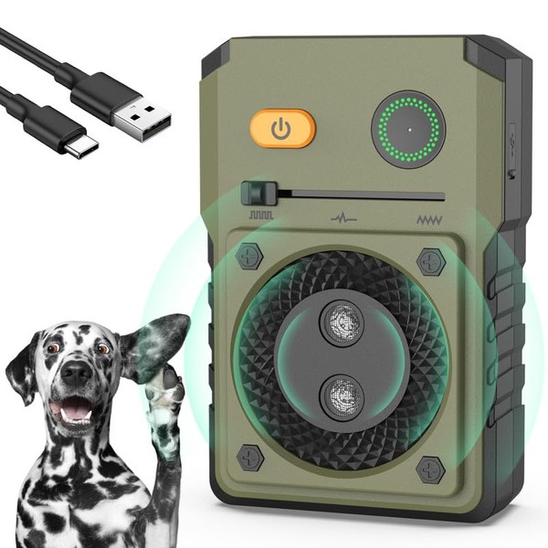 Bubbacare Anti Bell Device Dogs, Anti-Bark Ultrasonic Device with 3