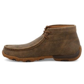 Twisted X Women's Chukka Driving Moc, Moc Toe with CellSole, Bomber, 8.5 M
