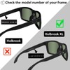 EZReplace Replacement Lenses for Oakley Holbrook OO9102 Sunglasses (Polarized Lenses),