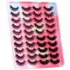 False Eyelashes Dramatic Fluffy 6D Mink Lashes - 20 Pairs