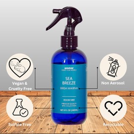 Aromar Essential Room Mist and Fabric Spray with Natural Freshener Aromatherapy for a Fresh and Rejuvenated Home 8 oz Eucalyptus