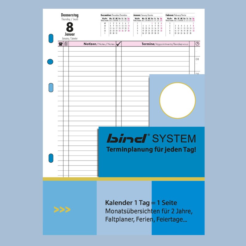 Bind - 10111 - System Planner A6 Incl. Calendar 1