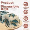 Ocean Sea Turtle Tissue Box Holder, Leather Tissue Box Cover
