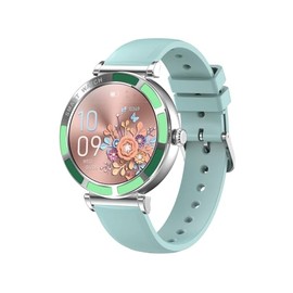 Trevi T-FIT 245L Smart Watch with Wireless Call Function, Full Touch Display, 1.27 Inches, Sleep Monitor, Steps, Heart Rate, Exercise, Call Notifications and Social Messages, Green