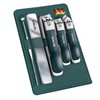 Professional Nail Clipper & Grooming Set - Manicure Pedicure Kit with Cuticle Nipper and Scissors TG103/Mint Green 2ea