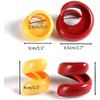 Red and Yellow Manual Fancy Sausage Cutter Barbecue Hot Dogs