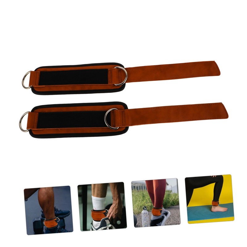 SUPVOX 2pcs Cable Kickback Ankles Straps Gym Ankle Straps for
