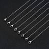 Stainless Steel Chain Bulk: LUCKYPADS Silver Chain Necklace Pack 1.5