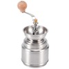 Portable Stainless Steel Manual Coffee Grinder Adjustable Coffe Bean Pepper