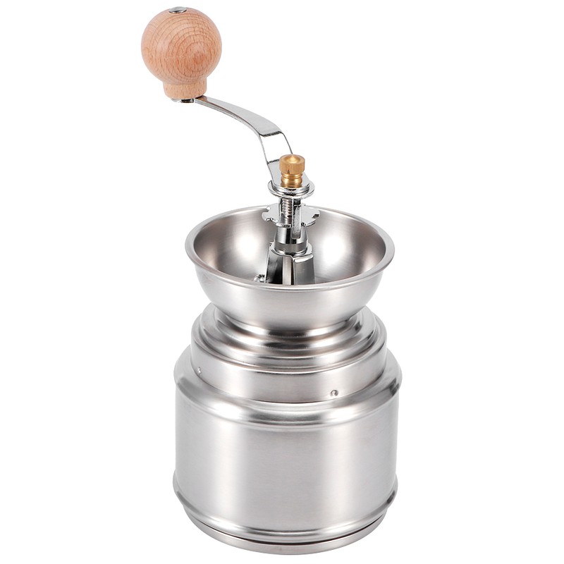 Portable Stainless Steel Manual Coffee Grinder Adjustable Coffe Bean Pepper