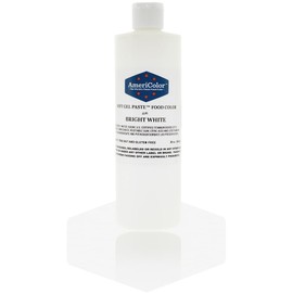 Food Coloring AmeriColor - Bright White Soft Gel Paste, 20 Ounce