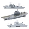 deAO Military Naval Aircraft Carrier Toy Play Set with Small