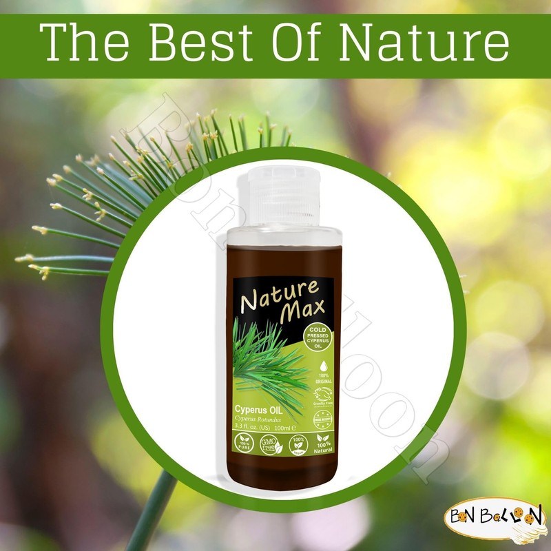 bonballoon Nature Max Cyperus Oil Natural Cold Pressed Undiluted Premium