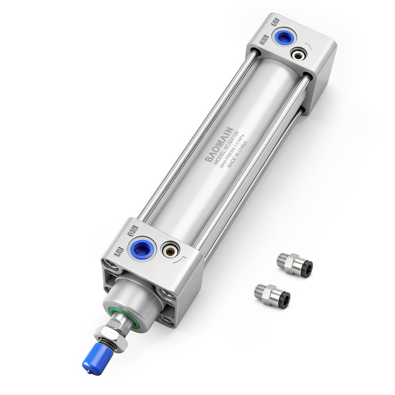 Baomain Pneumatic Air Cylinder SC 32x125, Double Acting Air Cylinder,