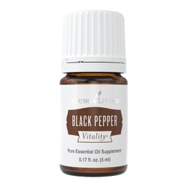 Young Living Black Pepper Vitality 5ml - Your Culinary Delights with Antioxidant Benefits, Digestive Wellness, and Spicy Flavor Enhancement - Perfect Food Seasoning for Cooking
