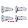 Redline Chrome Plated Trailer Door Hinge - 5/16 Pin -
