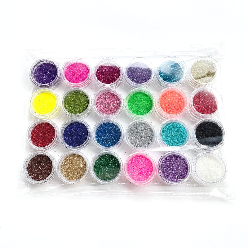 Saya Kobo [Glitter Glitter / 24 Color Set] Glitter Powder