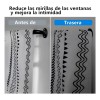 Junelizente Perfiles Barra De Cortina Metálica Extensible Ajustable Barra De