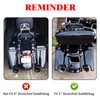 HCmotorku Motorcycle Saddlebag Liners 5 inch Stretched Bag Inserts Fits