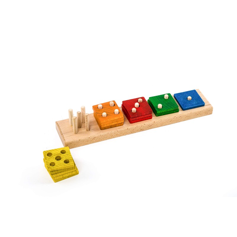 BSM edufun EF 5,1 cm Zählen bis Holz Spiel