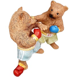 Generisch Boxer Bear 12 x 11 x 6 cm Exclusive Style Sport Bear Master Figure Decoration SRBG J034