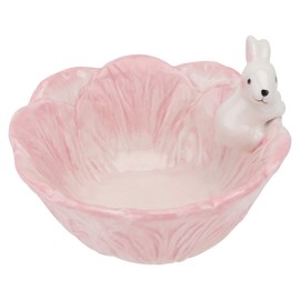 DOITOOL 1pc Rabbit Cabbage Bowl Bunny Serving Bowl Nut Bowl Easter Bunny Bowl Ceramic Bunny Shaped Bowl Ramen Soup Bowl Porcelain Fruit Bowl Prep Child Salad Bowl Serving Plate Ceramics