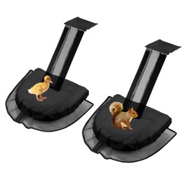 2 Pack Critter Escape Ramp, Animal Saving Pool Ramp - Black