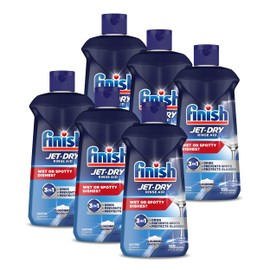 Finish Jet Dry Dishwasher Rinse Aid, 16 oz (Case of 6)