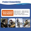 RETEPIF GY6 Starter Motor＋Starter Relay Solenoid compatible with 50cc 150cc
