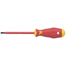 Klauke KL10010030IS Single Standard Screwdriver Manual Screwdriver/Set – Manual Screwdriver & Set (10 cm, Red/Yellow)