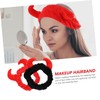 FOMIYES 3sets Elastic Headband for Makeup Stretchy Spa Headwraps Reusable