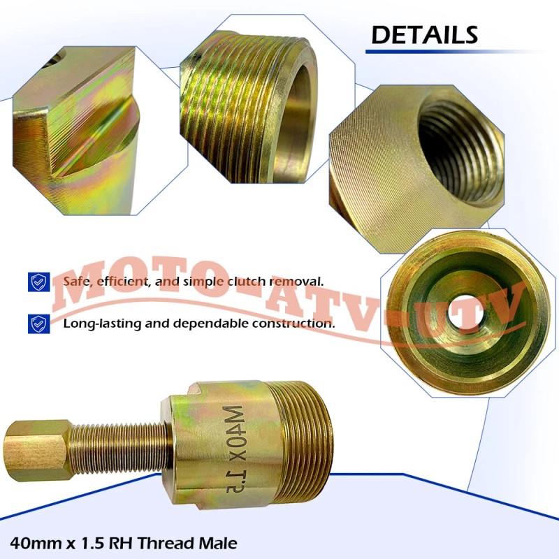 JINFANNIBI Primary Clutch Puller 40mm x 1.5 RH for Honda