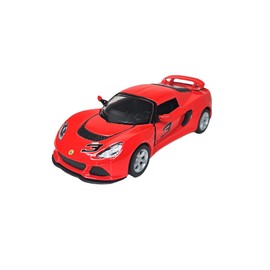 2012 Lotus Exige S, 1:32 Scale Die Cast Model, Openable Doors, Pull-Back Action, Red